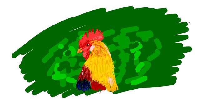 Drawing of Chicken by Nugget