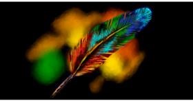 Feder-Zeichnung von Eclat de Lune