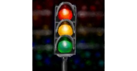 Drawing of Traffic light by Shiney🪶