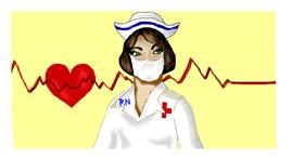 Drawing of Nurse by DebbyLee