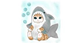 Drawing of Shark by Jade