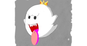Drawing of Ghost by MonsterMash