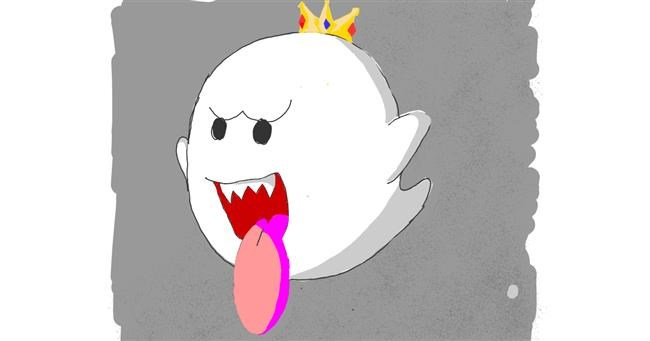 Drawing of Ghost by MonsterMash