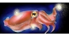 Drawing of Cuttlefish by Leo.
