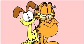 Garfield-Zeichnung von InessA