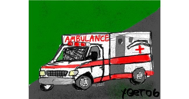 Drawing of Ambulance by Yeet06