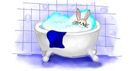 Drawing of Bathtub by Rose rocket