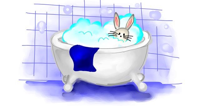 Drawing of Bathtub by Rose rocket