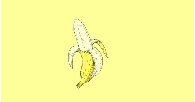 Drawing of Banana by hi there