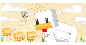 Drawing of Chicken by Gi