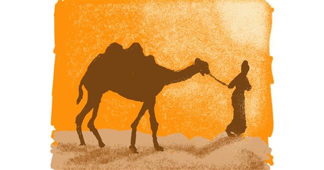 Kamel-Zeichnung von Cherri