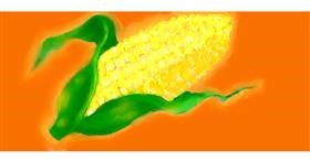 Drawing of Corn by Debidolittle
