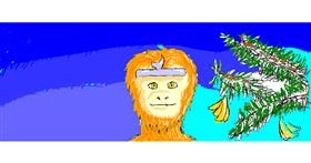 Drawing of Monkey by BUDDERlegacy
