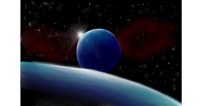 Drawing of Planet by Wizard