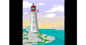 Drawing of Lighthouse by ThasMe13