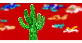 Drawing of Cactus by Kim