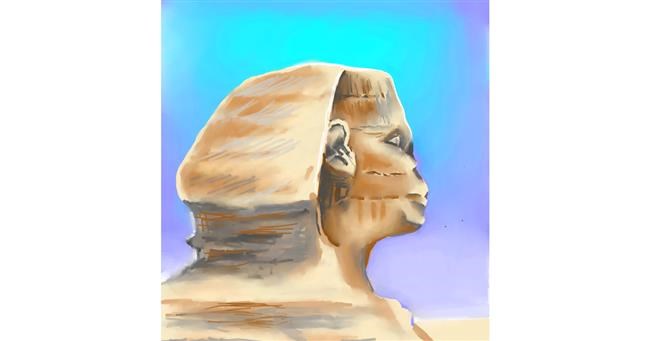 Sphinx-Zeichnung von ⋆su⋆vinci彡