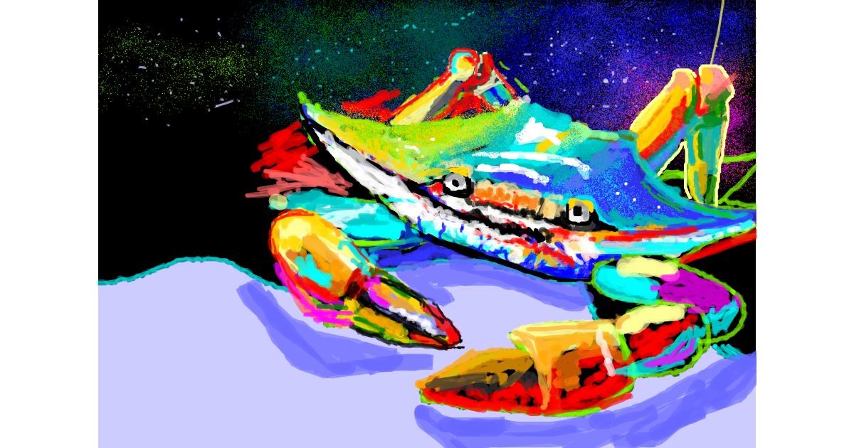 Drawing of Crab by 𝐓𝐎𝐏𝑅𝑂𝐴𝐶𝐻™