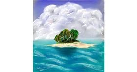 Drawing of Island by Andromeda