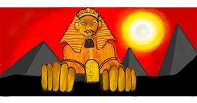 Drawing of Sphinx by justme❤️