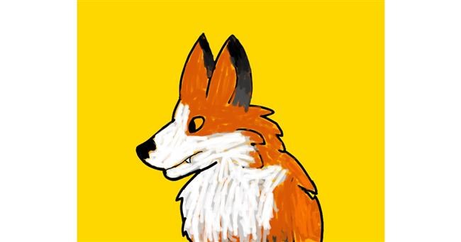 Drawing of Fox by Data