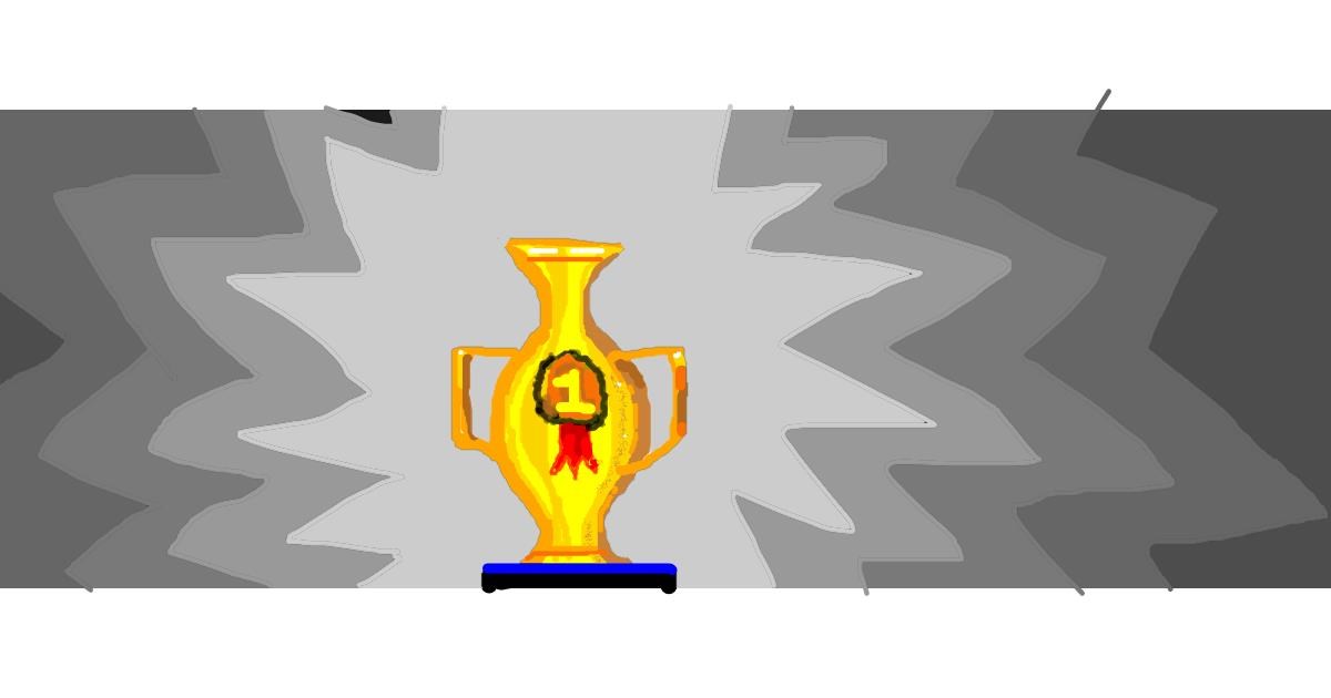 Drawing of Trophy by Drum