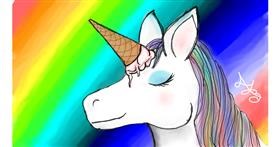 Drawing of Unicorn by ꧁Aurora꧂