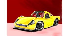 Drawing of Car by Wizard