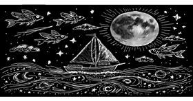 Drawing of Sailboat by feLoNy~