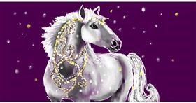 Drawing of Horse by Eclat de Lune