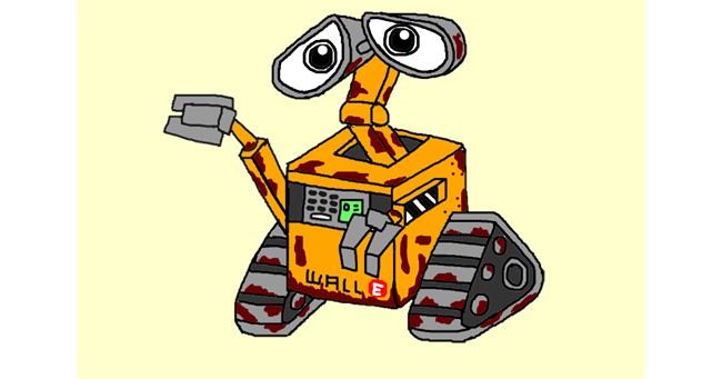 Drawing of Robot by InessA