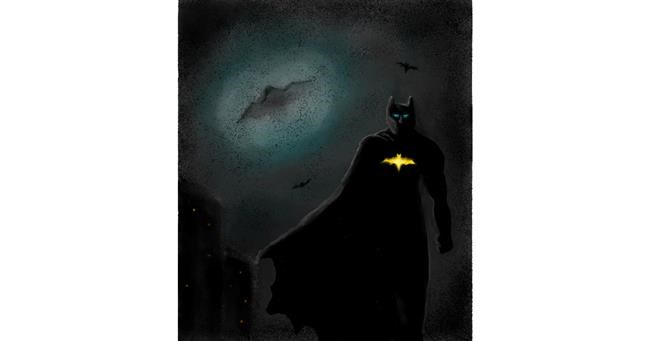 Drawing of Batman by 🌌Mom💕E🌌
