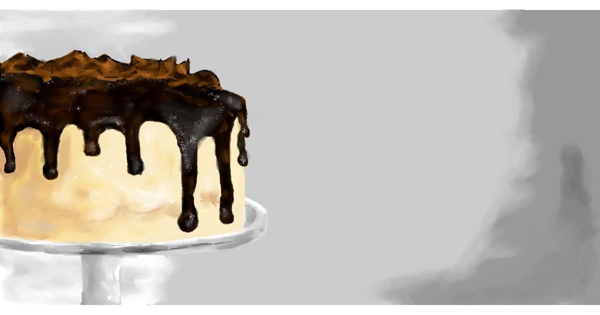 Drawing of Cake by Effulgent Emerald