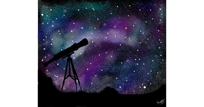 Drawing of Telescope by punee