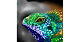 Drawing of Lizard by Elliev