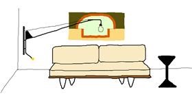 Drawing of Couch by Sorya