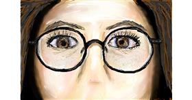 Drawing of Glasses by Soaring Sunshine