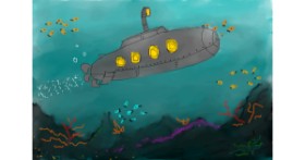 Drawing of Submarine by citrus
