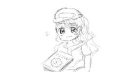 Drawing of Pizza by Ariicream