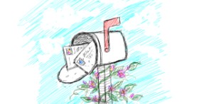 Drawing of Mailbox by Kiwi