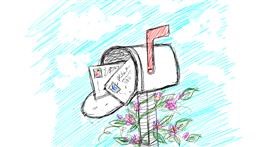 Drawing of Mailbox by Kiwi