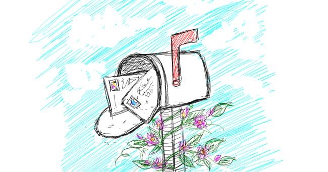 Drawing of Mailbox by Kiwi