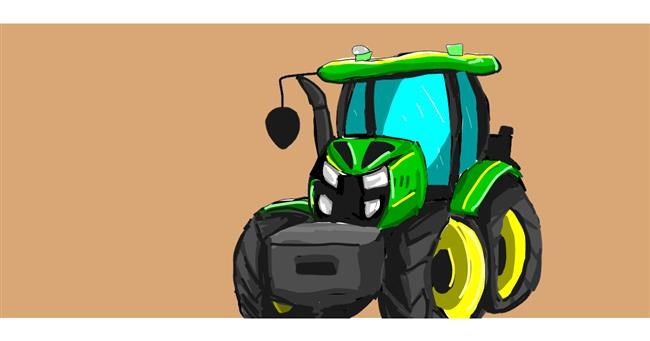 Drawing of Tractor by ?