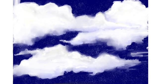 Wolke-Zeichnung von aein