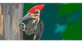 Specht-Zeichnung von Ghost