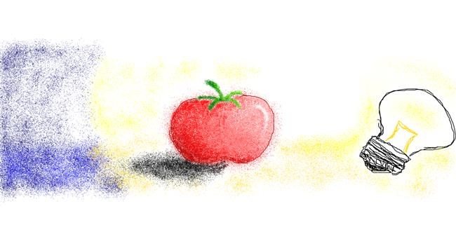 Tomate-Zeichnung von 7y3e1l1l0o§
