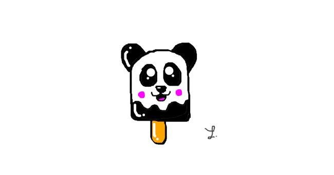 Drawing of Panda by Laura