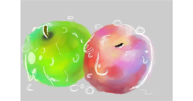 Drawing of Apple by 𝐓𝐎𝐏𝑅𝑂𝐴𝐶𝐻™
