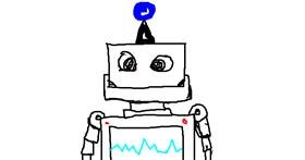 Drawing of Robot by ProGodMan