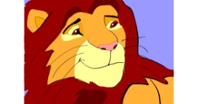 Drawing of Simba (Lion King) by DaydreamQueen🌙